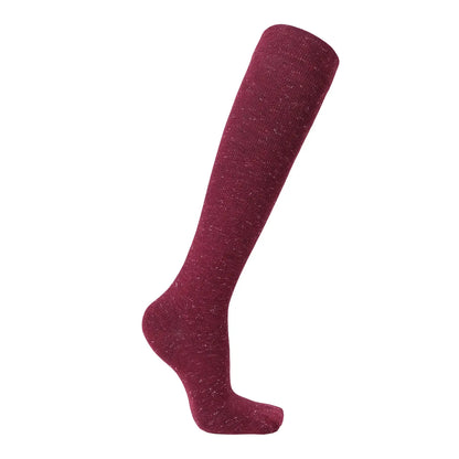 Glittriga stödstrumpor för dam i bomull - 20-30 mmHg