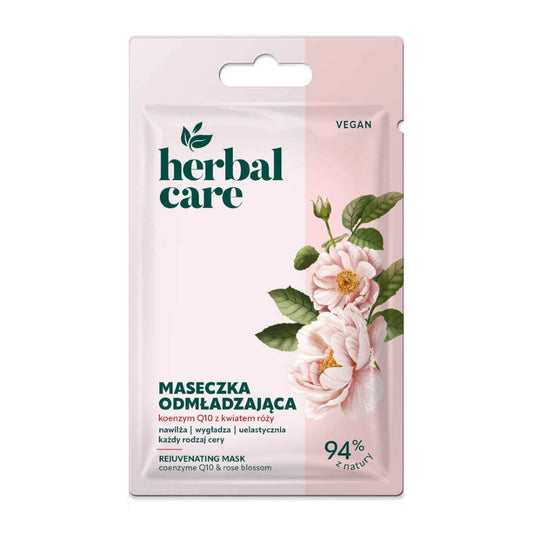 Ansiktsmask med Q10 och rosenblomma