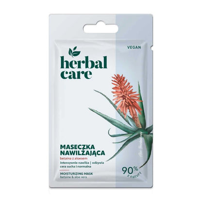 Ansiktsmask med Aloe Vera för torr och normal hud