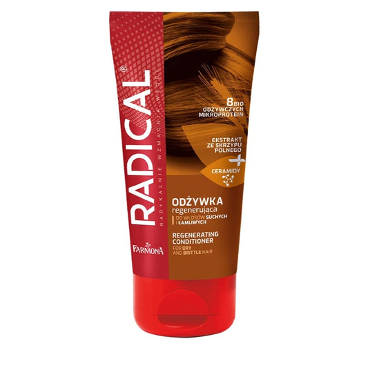 Balsam för torrt och sprött hår. Stärker och återfuktar håret