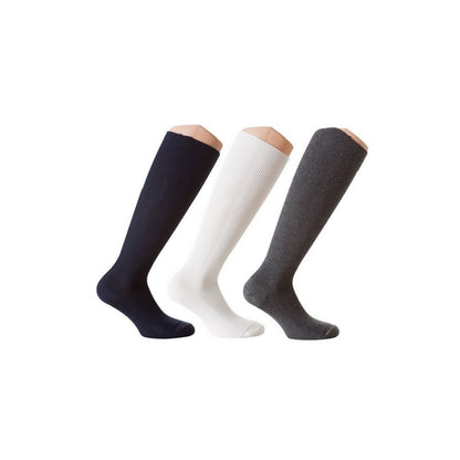 Stödstrumpor i bomull, 18-20 mmHg klassiska ribbstickade