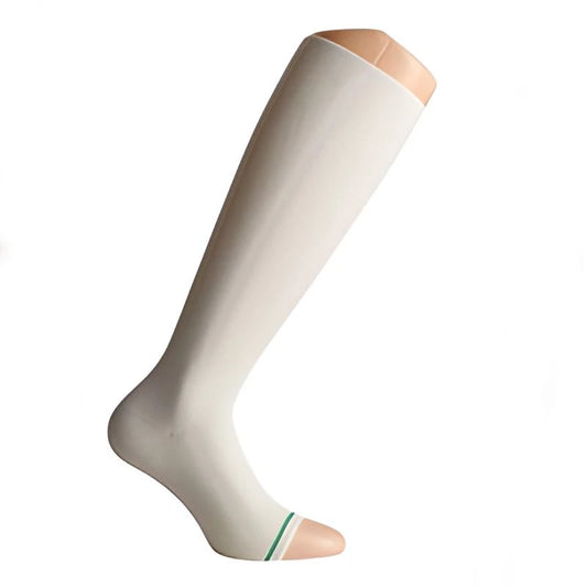 Antitrombosstrumpor i bomull med öppen tå