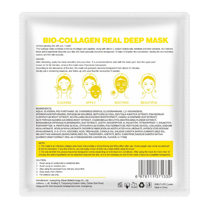 Bio-Collagen Real Deep Mask - Lystergivande & Stärkande