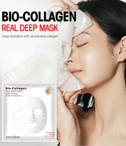 Bio-Collagen Real Deep Mask - Lyfter, återfuktar och motverkar rynkor