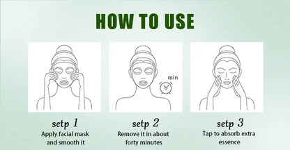 Bio-Collagen Ansiktsmask - med kollagen och polypeptider