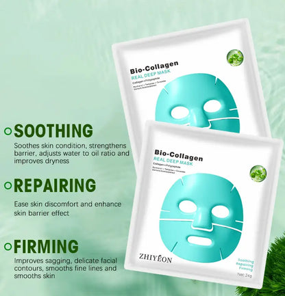 Bio-Collagen Ansiktsmask - med kollagen och polypeptider