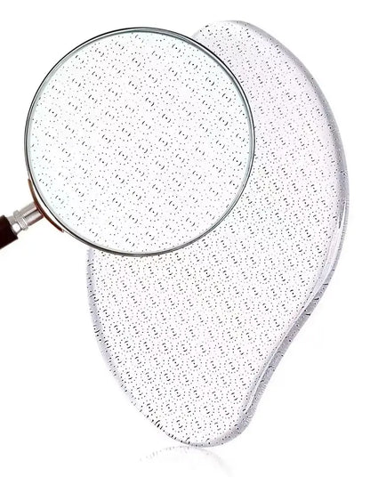 Exfolierande fotfil i glas