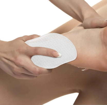 Exfolierande fotfil i glas