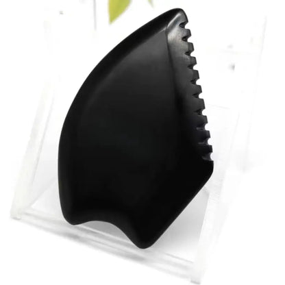 Gua Sha i svart sten