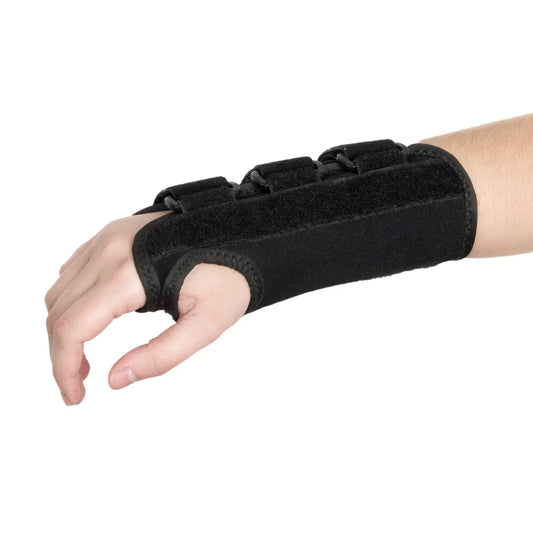 Justerbart handledsstöd med skena