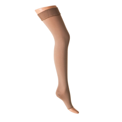 RelaxSan Lårhög  silikontopp klass 1 -  öppen tå