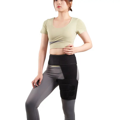 Lårstöd med lätt kompression - justerbart