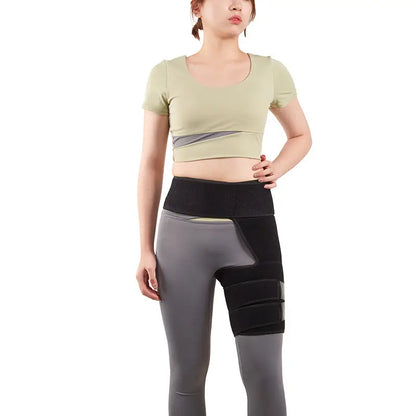 Lårstöd med lätt kompression - justerbart