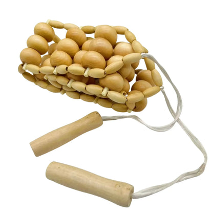 Massageband med träkulor