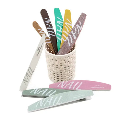 Nagelfilar set 9-pack - olika grovlekar och former