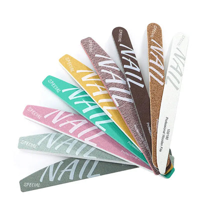 Nagelfilar set 9-pack - olika grovlekar och former