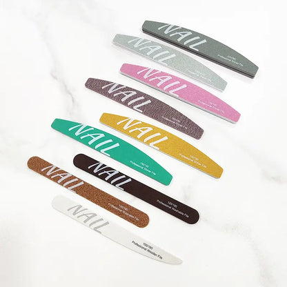 Nagelfilar set 9-pack - olika grovlekar och former