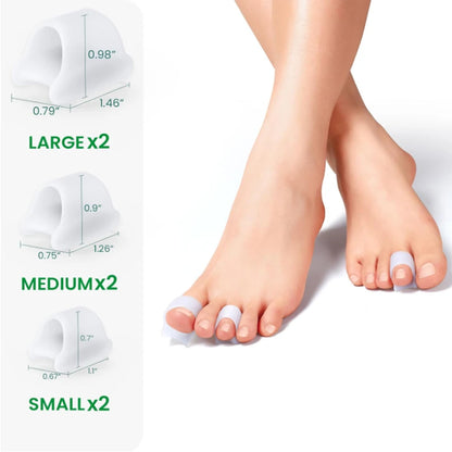 Tåspridare hammartå i silikon