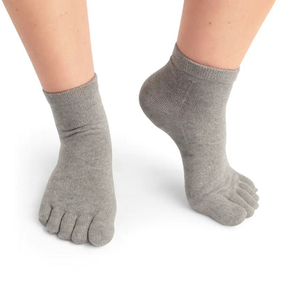 Bambustrumpor med tår från Flexitoe grå