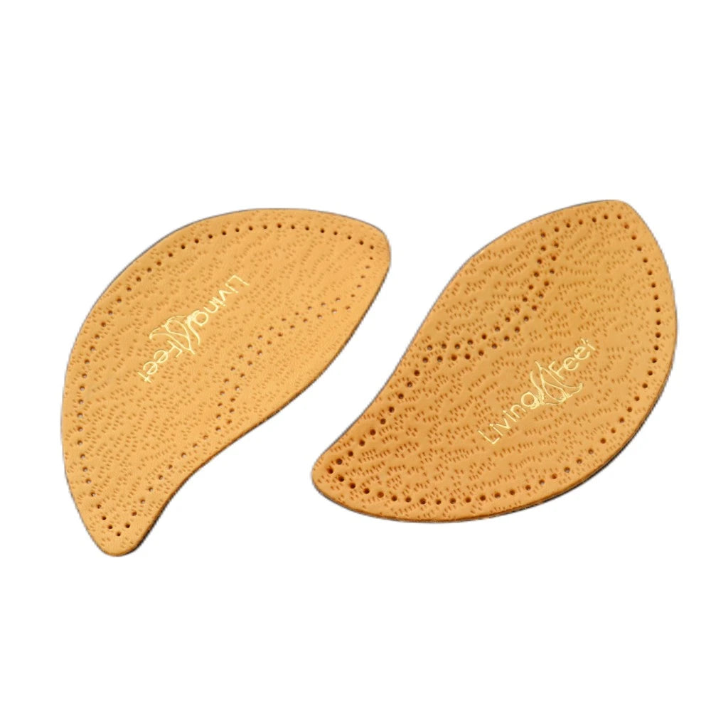 Tunt hålfotsstöd i skinn