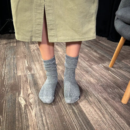 Ullstrumpor med halkskydd - Supersoft Edition