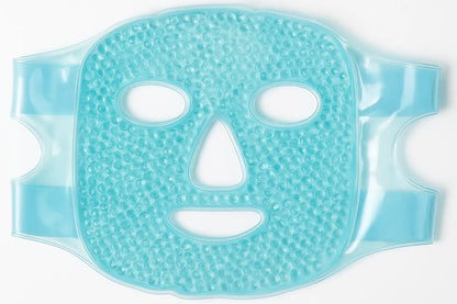 Kylande ansiktsmask med gelpärlor
