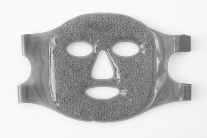 Kylande ansiktsmask med gelpärlor