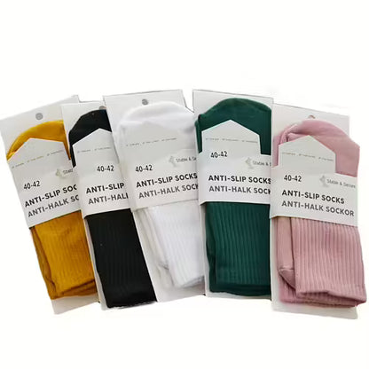 Halksockor för vuxna i bomull