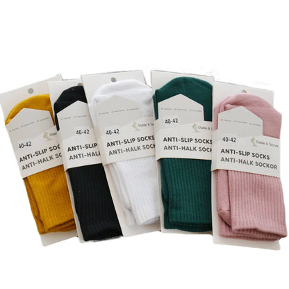 Halksockor för vuxna i bomull