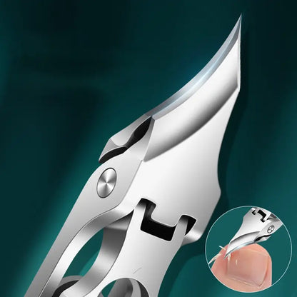 Bred nagelklippare med sned spets