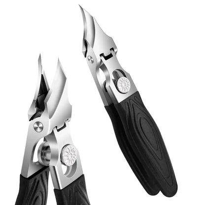 Bred nagelklippare med sned spets