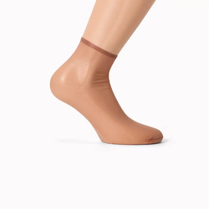 Ankelsockor nylon med anti-halk