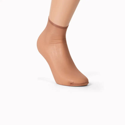 Ankelsockor nylon med anti-halk