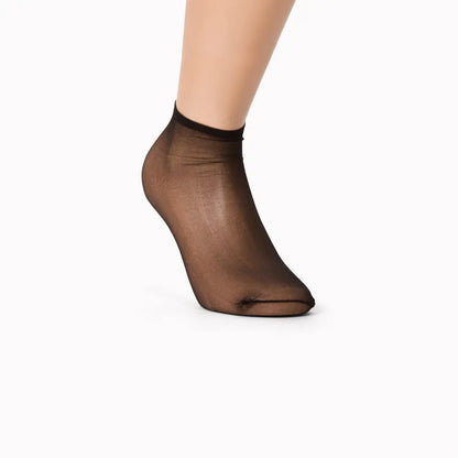 Ankelsockor nylon med anti-halk