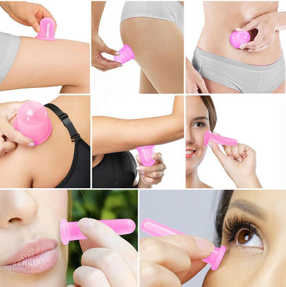Massage mot celluliter - Massagekoppar 4-pack