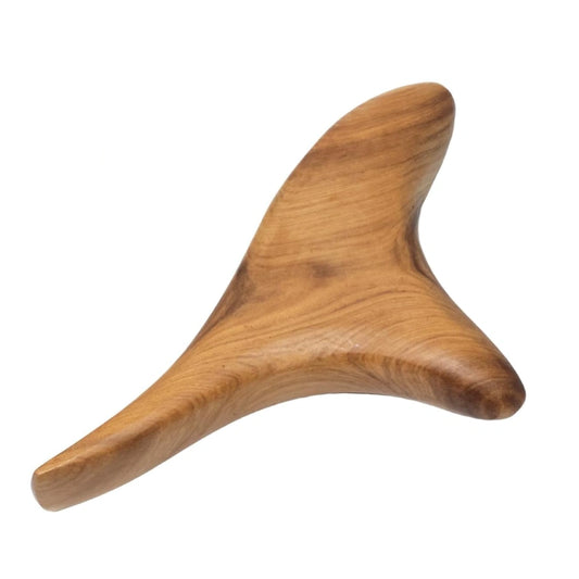 Massageverktyg i trä - triangel