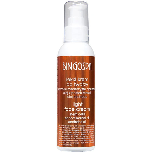 Mild ansiktskräm med aprikosolja