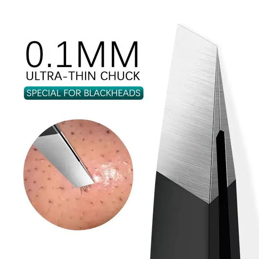 Pincetter för ögonbryn och pormaskar - set