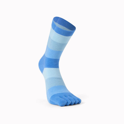 Tåstrumpor i bomull - randig