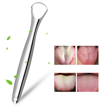 Tungskrapa rostfritt stål - set 2 delar