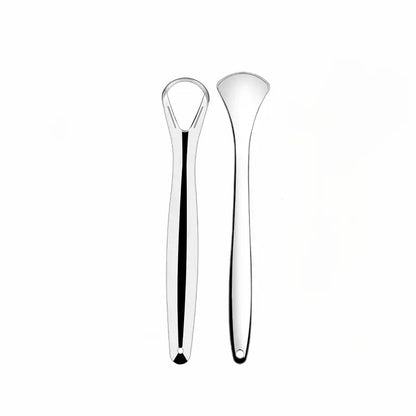 Tungskrapa rostfritt stål - set 2 delar