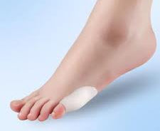 Tunt gelskydd för lilltån